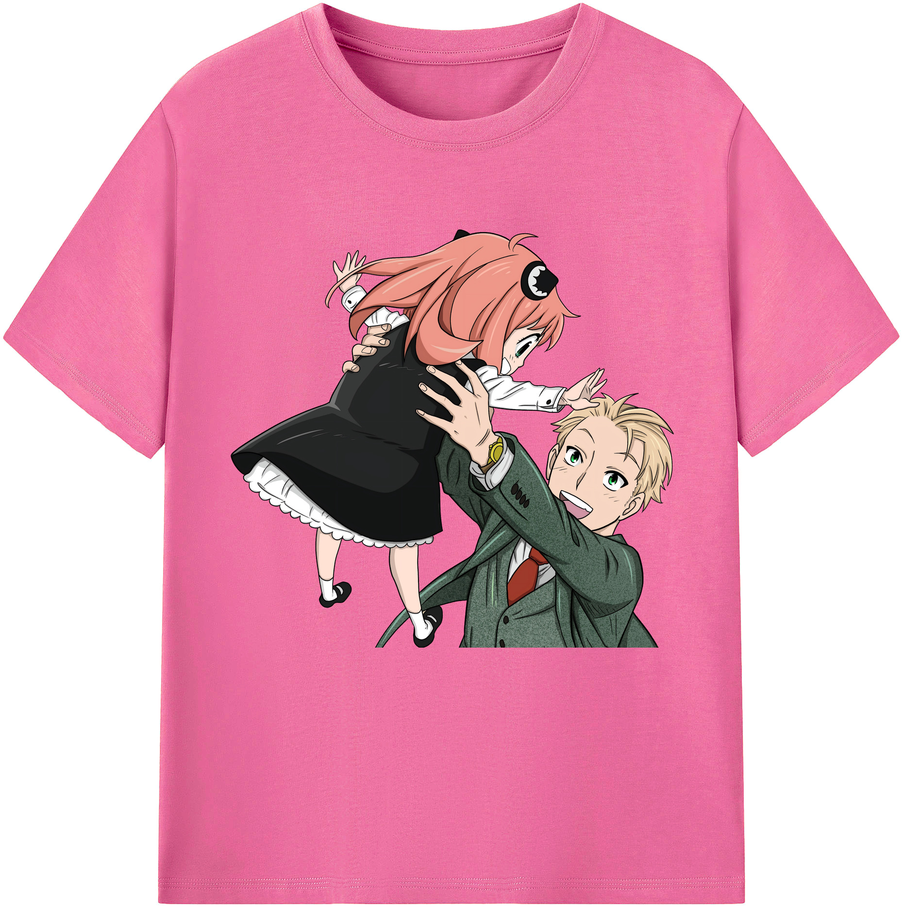 （画像用） SPY×FAMILY间谍家家酒 レディースカジュアルプリントTシャツ（綿100％）